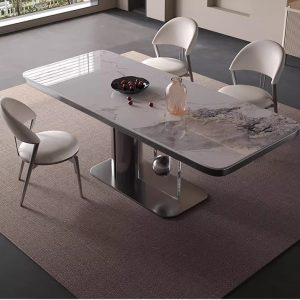 BÀN ĂN CAO CẤP MẶT ĐÁ PHONG CÁCH Ý ERICA – ODBA19