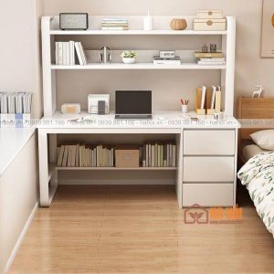 bàn học kết hợp giá sách hiện đại - TD1026